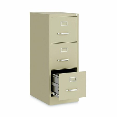 Hirsh Industries 15 in W 3 Drawer File Cabinets, Putty, Letter HVF1541PY